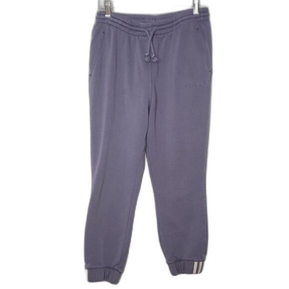 Adidas Sweatpants Womens Small DU2348 Trefoil Fleece Joggers Athletic Pants - Picture 6 of 6